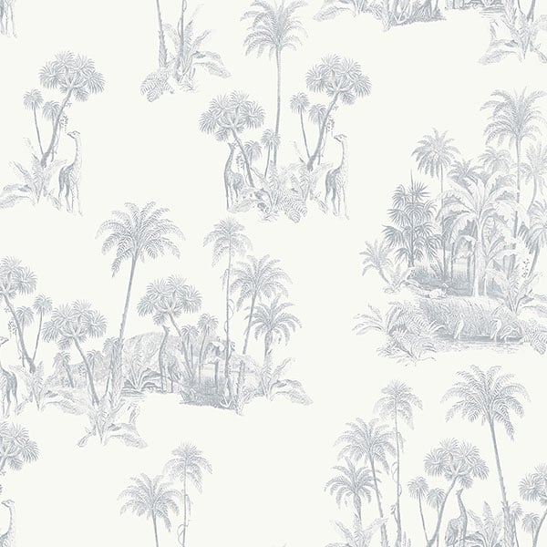 Galerie Wallpaper Product code: 12599 - Ted Baker Fantasia Wallpaper Collection - White Blue Colours -  