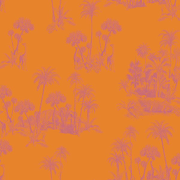 Galerie Wallpaper Product code: 12602 - Ted Baker Fantasia Wallpaper Collection - Orange Pink Colours -  
