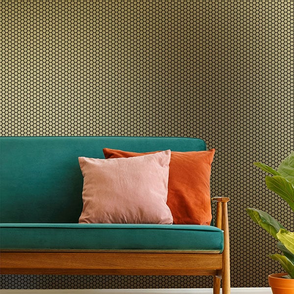 Galerie Wallpaper Product code: 12631R - Ted Baker Fantasia Wallpaper Collection - Metallic Gold Black Colours -  