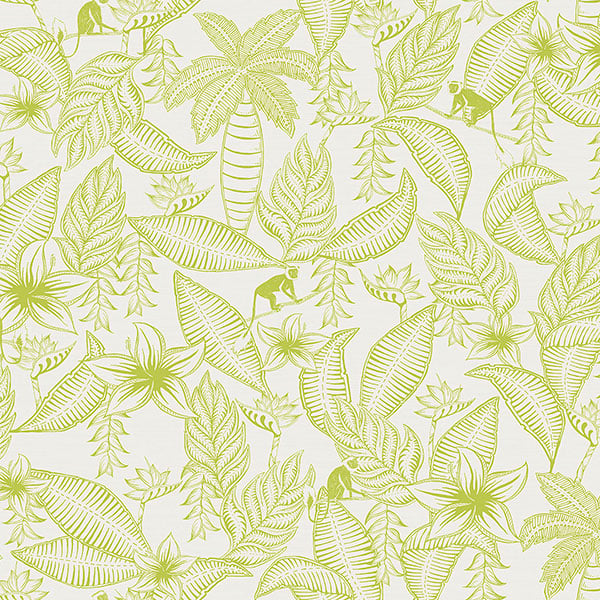 Galerie Wallpaper Product code: 12700 - Ted Baker Fantasia Wallpaper Collection - White Green Colours -  
