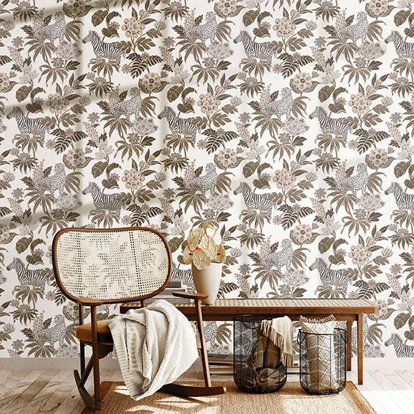 Galerie Wallpaper Product code: 18521R - Into The Wild Wallpaper Collection - Beige Colours -  