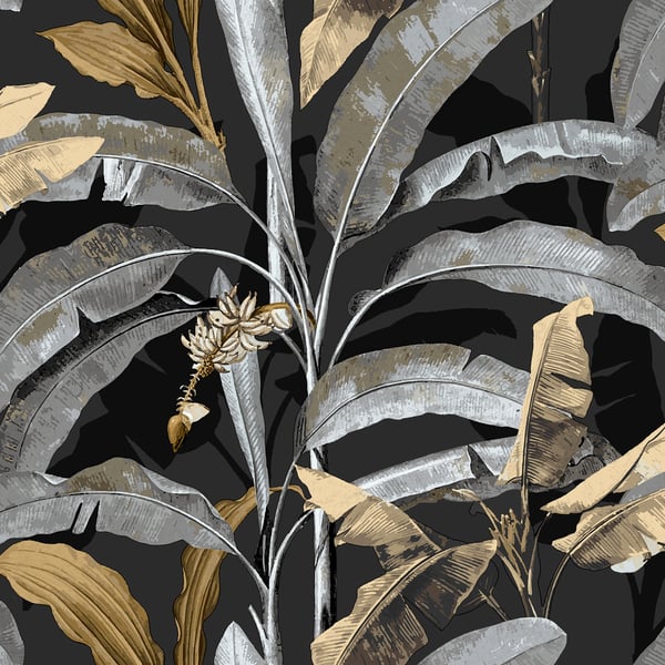 Galerie Wallpaper Product code: 18542 - Into The Wild Wallpaper Collection - Black Colours -  