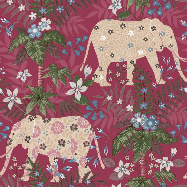 Galerie Wallpaper Product code: 18548 - Into The Wild Wallpaper Collection - Red Colours -  