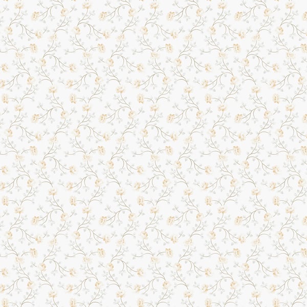 Galerie Wallpaper Product code: 1905-4 - Spring Blossom Wallpaper Collection - Grey Beige White Colours -  