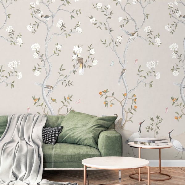 Galerie Wallpaper Product code: 1911-2_2 - Spring Blossom Wallpaper Collection - Beige Colours -  