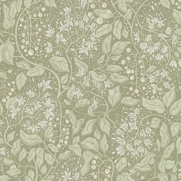Galerie Wallpaper Product code: 22024 - Fagring Wallpaper Collection - Dark green Colours -  