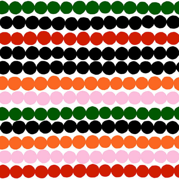 Galerie Wallpaper Product code: 23321 - Marimekko 5 Wallpaper Collection - Black Green Pink Orange Red White Colours -  