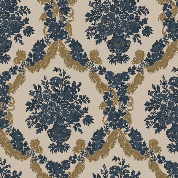 Galerie Wallpaper Product code: 23629 - Italian Classics 4 Wallpaper Collection - Blue Gold Colours -  