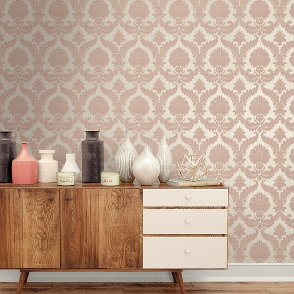 Galerie Wallpaper Product code: 25724_2 - Classic Italian Wallpaper Collection - Pink Colours -  