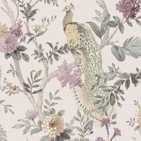 Galerie Wallpaper Product code: 25751 - Cottage Chic Wallpaper Collection - Grey Pink Colours -  
