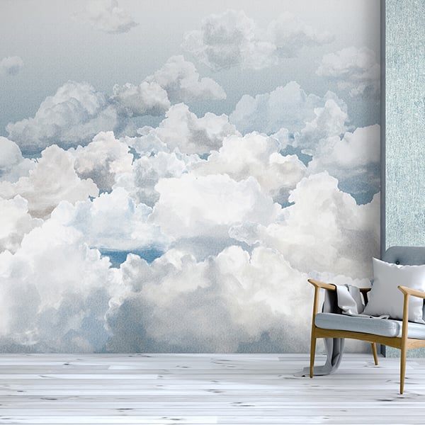 Galerie Wallpaper Product code: 26782R - Crafted Wallpaper Collection - Blue White Grey Silver Colours -  