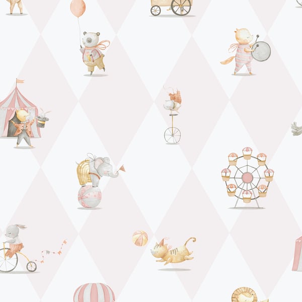 Galerie Wallpaper Product code: 282-1 - Bambino Wallpaper Collection - Pink Colours -  
