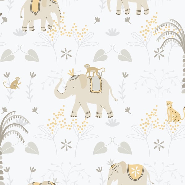 Galerie Wallpaper Product code: 285-3 - Bambino Wallpaper Collection - Beige/Grey Colours -  