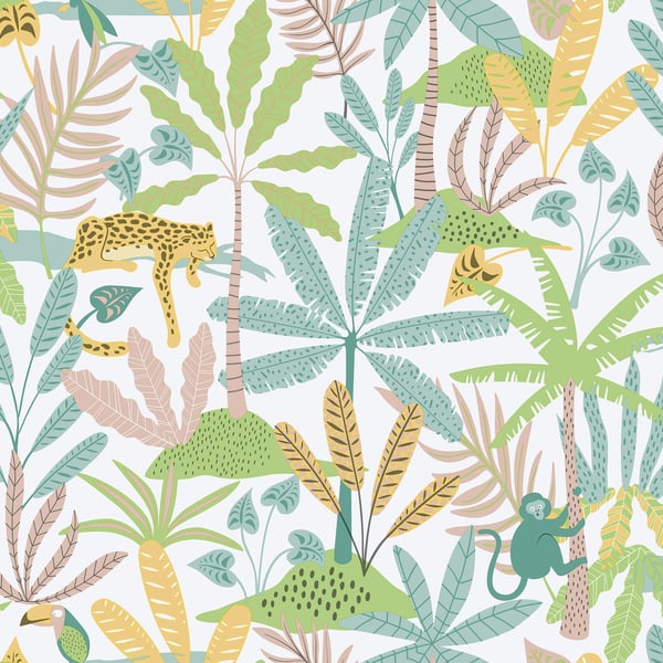 Galerie Wallpaper Product code: 286-4 - Bambino Wallpaper Collection - Green Colours -  