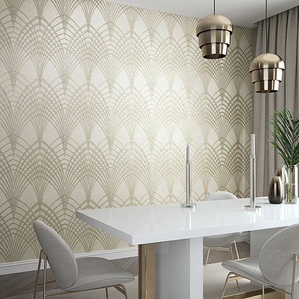 Galerie Wallpaper Product code: 32255_2 - Avalon Wallpaper Collection - Muted Gold Colours -  
