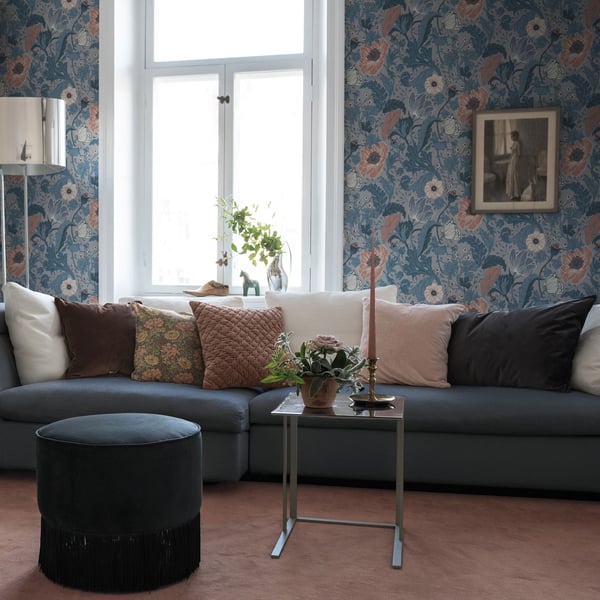 Galerie Wallpaper Product code: 33004_2 - Apelviken Wallpaper Collection - Blue Pink Colours -  