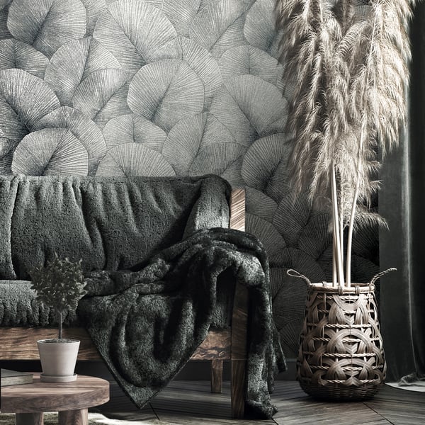 Galerie Wallpaper Product code: 34514_2 - Kumano Wallpaper Collection - Silver Colours -  