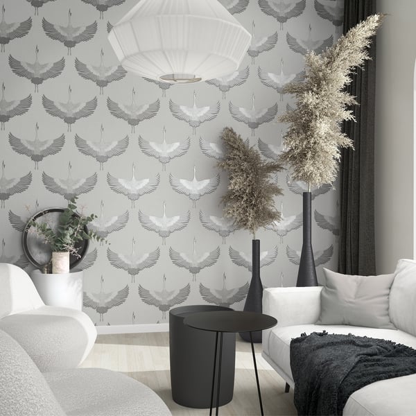 Galerie Wallpaper Product code: 34530_2 - Kumano Wallpaper Collection - White, Grey Colours -  
