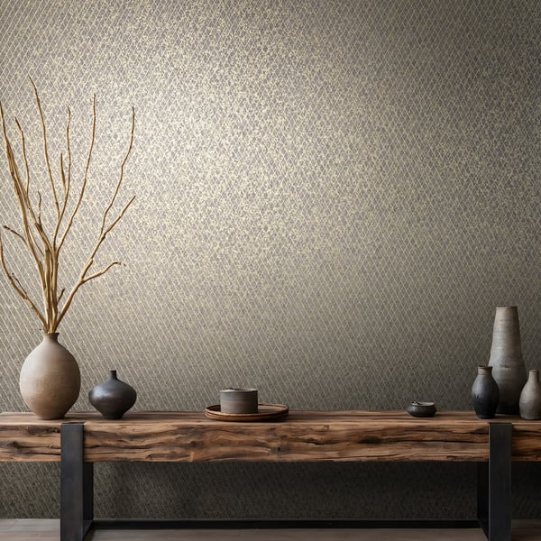 Galerie Wallpaper Product code: 35540_2 - Odyssey Wallpaper Collection - Black Gold Colours -  
