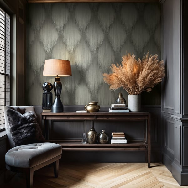Galerie Wallpaper Product code: 35804_2 - Fashion Icon Wallpaper Collection - Grey Anthracite Colours -  