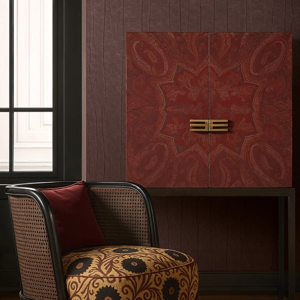 Galerie Wallpaper Product code: 36624_2 - Craft Wallpaper Collection - Red, Brown Colours -  