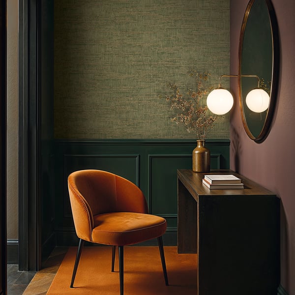 Galerie Wallpaper Product code: 36635_2 - Craft Wallpaper Collection - Green, Gold Colours -  