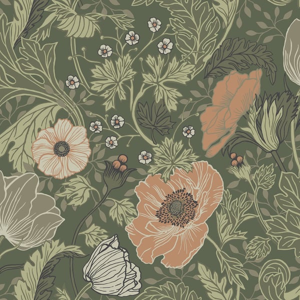 Galerie Wallpaper Product code: 44104 - Apelviken 2 Wallpaper Collection - Green Colours -  