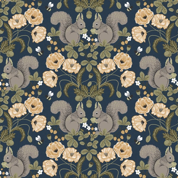 Galerie Wallpaper Product code: 44123 - Apelviken 2 Wallpaper Collection - Dark Blue Colours -  
