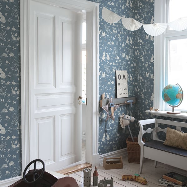 Galerie Wallpaper Product code: 44129_2 - Apelviken 2 Wallpaper Collection - Blue Colours -  