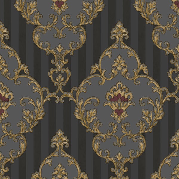 Galerie Wallpaper Product code: 4609 - Italian Glamour Wallpaper Collection - Gold Black Colours -  