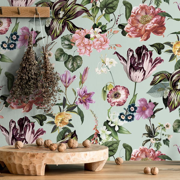 Galerie Wallpaper Product code: 47459_2 - The New Design Book Wallpaper Collection - Green, Rose Colours -  