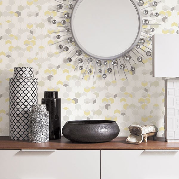 Galerie Wallpaper Product code: 51183902R - Skandinavia 2 Wallpaper Collection - Yellow Grey Colours -  