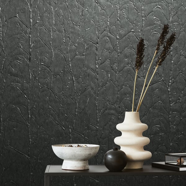 Galerie Wallpaper Product code: 63418_2 - Natural Opulence Wallpaper Collection - Black Colours -  