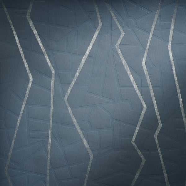 Galerie Wallpaper Product code: 64636 - Slow Living Wallpaper Collection - Navy Silver Blue Colours -  