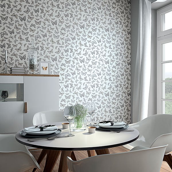 Galerie Wallpaper Product code: 6771-10R - Imagine Wallpaper Collection - White Grey Colours -  