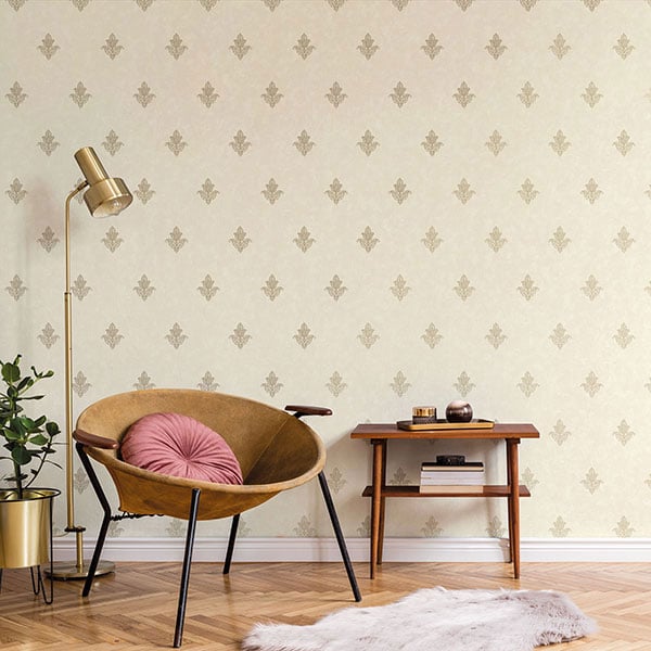 Galerie Wallpaper Product code: 7013R - Emporium Wallpaper Collection - Cream Gold Colours -  