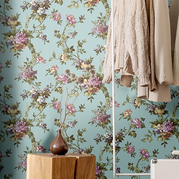 Galerie Wallpaper Product code: 84002R - Cottage Chic Wallpaper Collection - Light Blue Colours -  
