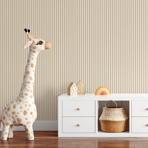 Galerie Wallpaper Product code: 9817-2_2 - Essential Stripes Wallpaper Collection - Ocher Colours -  