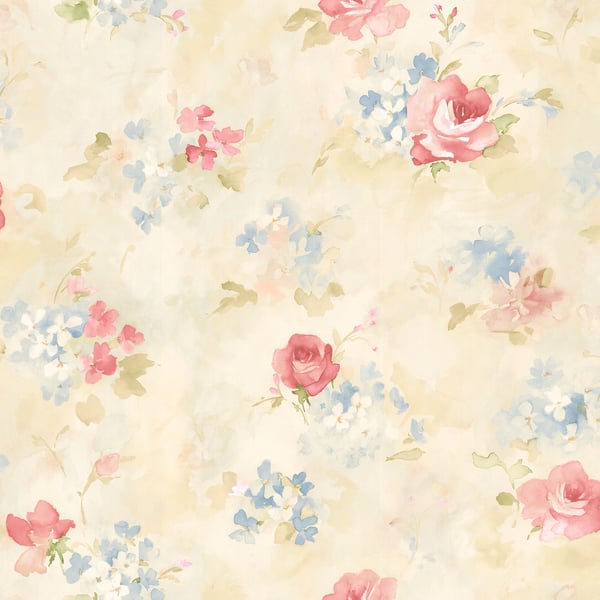 Galerie Wallpaper Product code: AB42418 - Abby Rose 3 Wallpaper Collection - Pink Blue Cream Colours -  