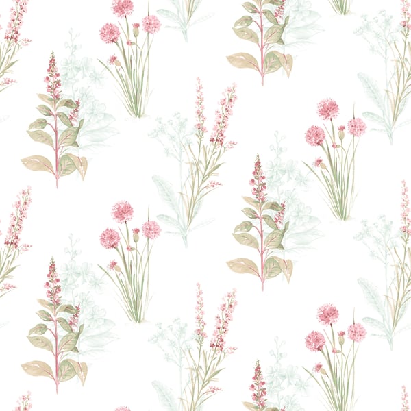 Galerie Wallpaper Product code: AB42442 - Abby Rose 3 Wallpaper Collection - Teal Pink Colours -  