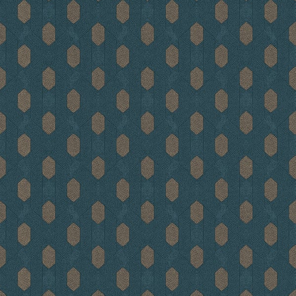 Galerie Wallpaper Product code: AC60021 - Absolutely Chic Wallpaper Collection - Beige Blue Brown Colours -  