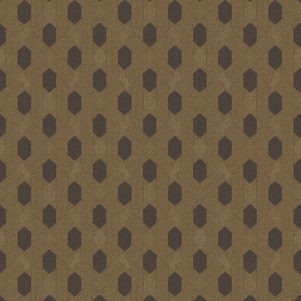 Galerie Wallpaper Product code: AC60023 - Absolutely Chic Wallpaper Collection - Brown Metallic Black Colours -  