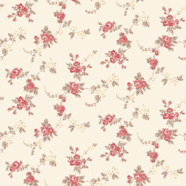 Galerie Wallpaper Product code: AF37708 - Abby Rose 4 Wallpaper Collection - Red Cream Green Colours -  
