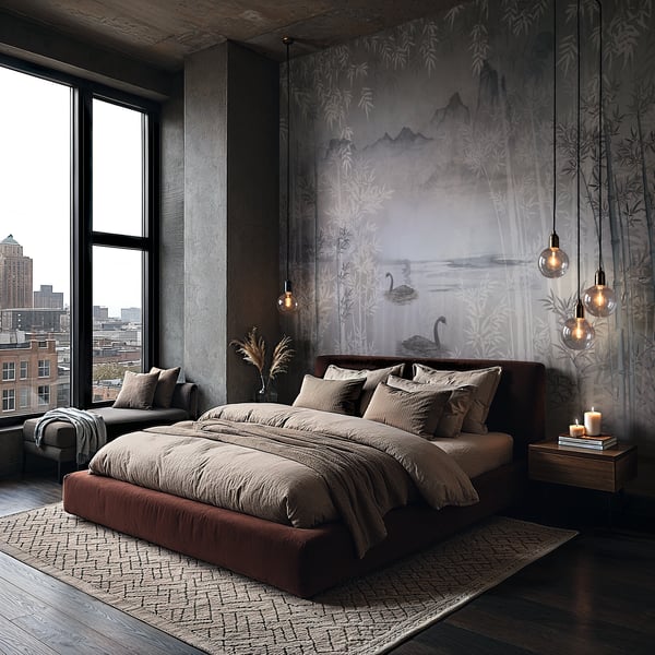 Galerie Wallpaper Product code: BB30195_2 - Bombay Design Wallpaper Collection - Purple, Grey Colours -  