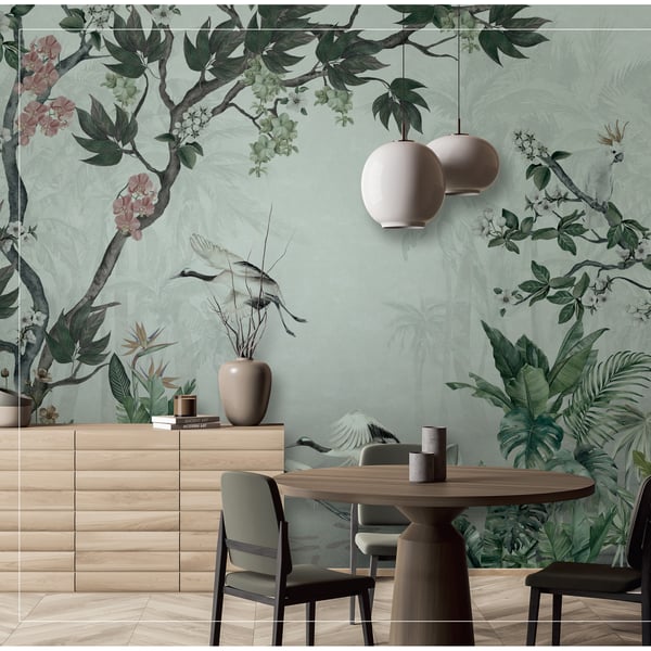 Galerie Wallpaper Product code: BB30196_2 - Bombay Design Wallpaper Collection - Green, Grey Colours -  