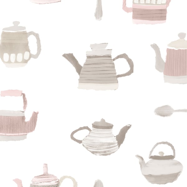 Galerie Wallpaper Product code: CK36633 - Kitchen Style 3 Wallpaper Collection - Pink Grey Beige Colours -  