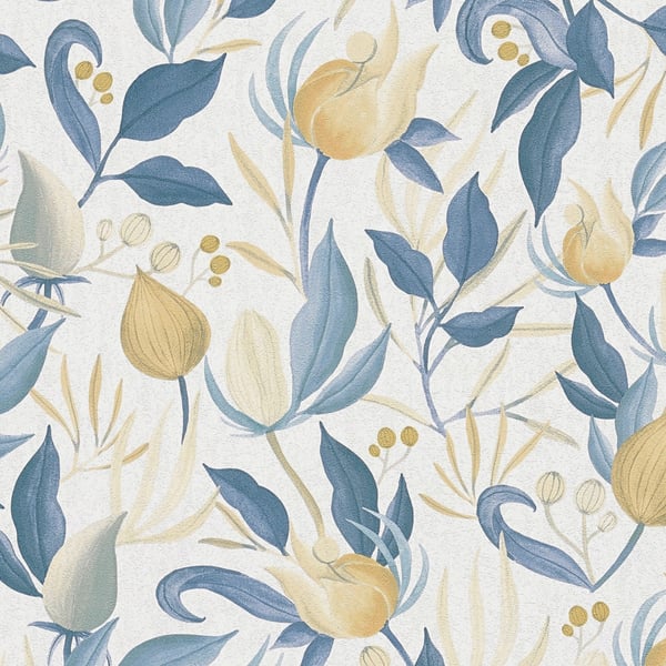 Galerie Wallpaper Product code: CL65233 - Cosmo Living Wallpaper Collection - Blue Multi-coloured Yellow Colours -  