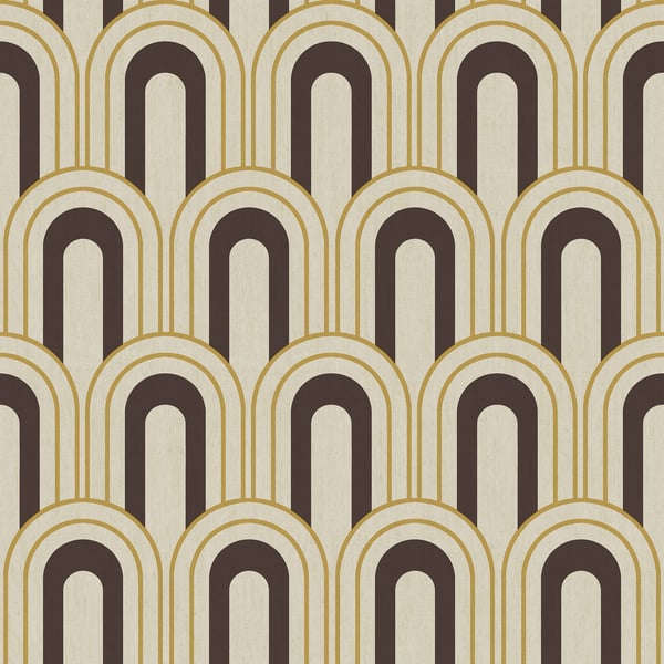 Galerie Wallpaper Product code: CM27034 - Botanica Wallpaper Collection - Yellow Black Colours -  