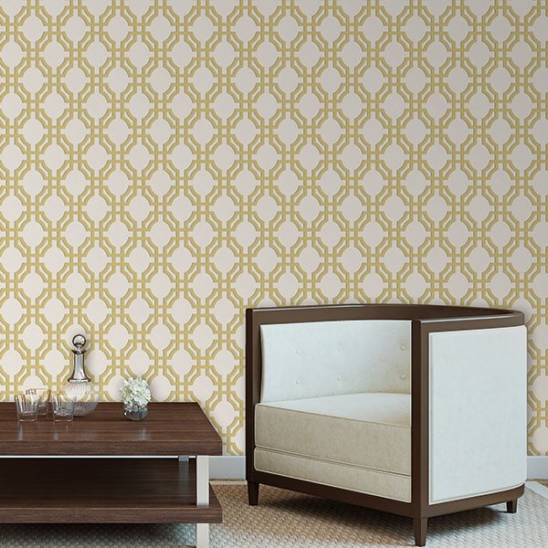 Galerie Wallpaper Product code: DA23263R - Luxe Wallpaper Collection - Yellow Colours -  