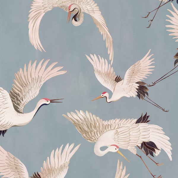 Galerie Wallpaper Product code: DW2019 - Designer Walls Wallpaper Collection - Light Blue Fog Colours -  